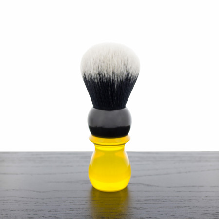 Product image 0 for WCS Two-Tone Tall Tuxedo Shaving Brush, Yellow & Black